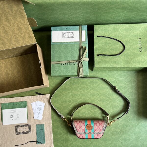 Gucci GG top handle mini bag with Web
