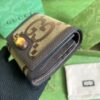 Gucci Diana  Canvas  Leather Compact Wallet