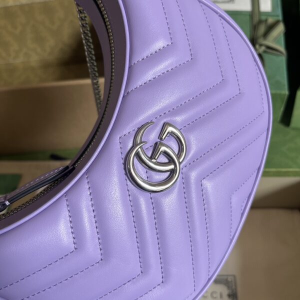 Gucci Marmont half-moon-shaped mini bag
