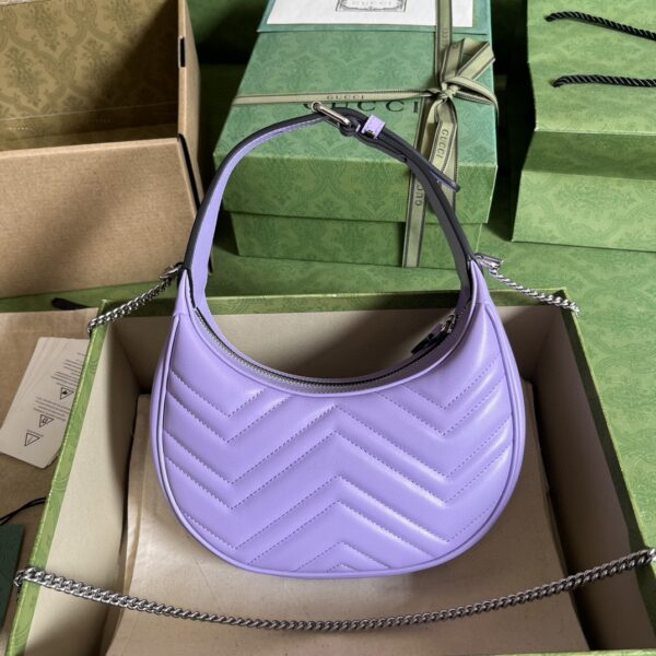 Gucci Marmont half-moon-shaped mini bag