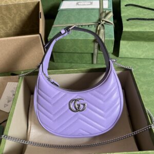 Gucci Marmont half-moon-shaped mini bag