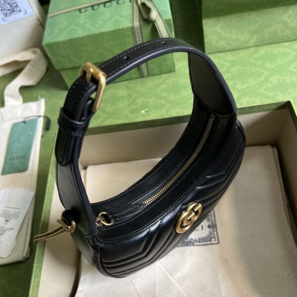 Gucci Marmont half-moon-shaped mini bag