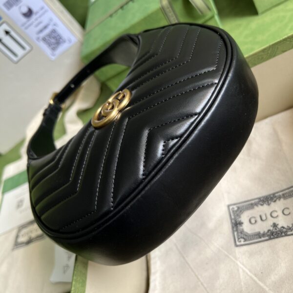Gucci Marmont half-moon-shaped mini bag