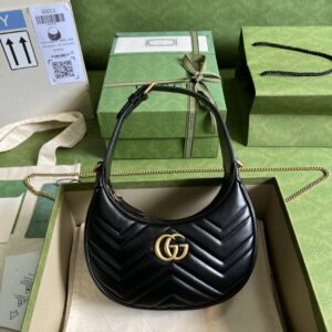 Gucci Marmont half-moon-shaped mini bag