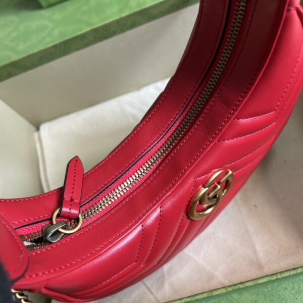 Gucci Marmont half-moon-shaped mini bag