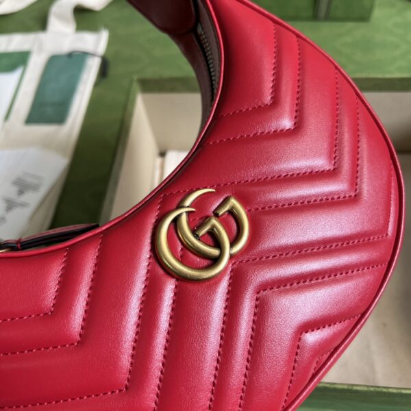 Gucci Marmont half-moon-shaped mini bag