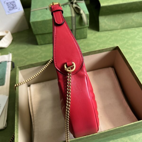 Gucci Marmont half-moon-shaped mini bag