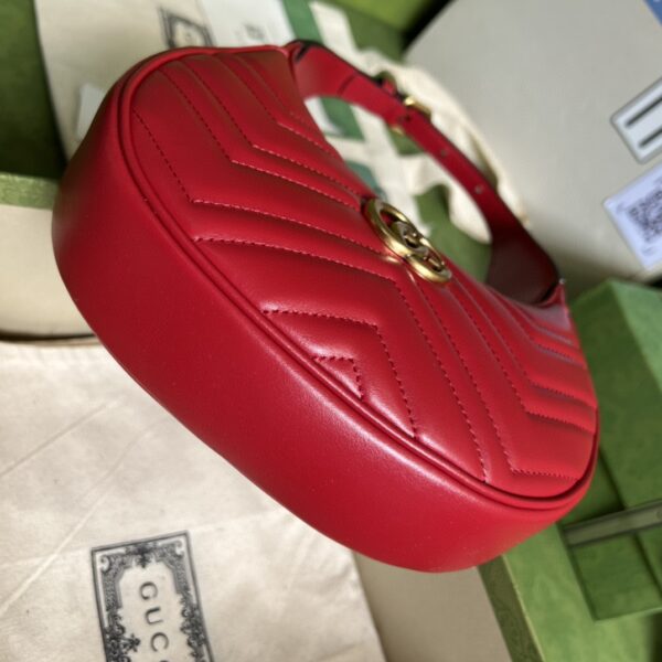 Gucci Marmont half-moon-shaped mini bag
