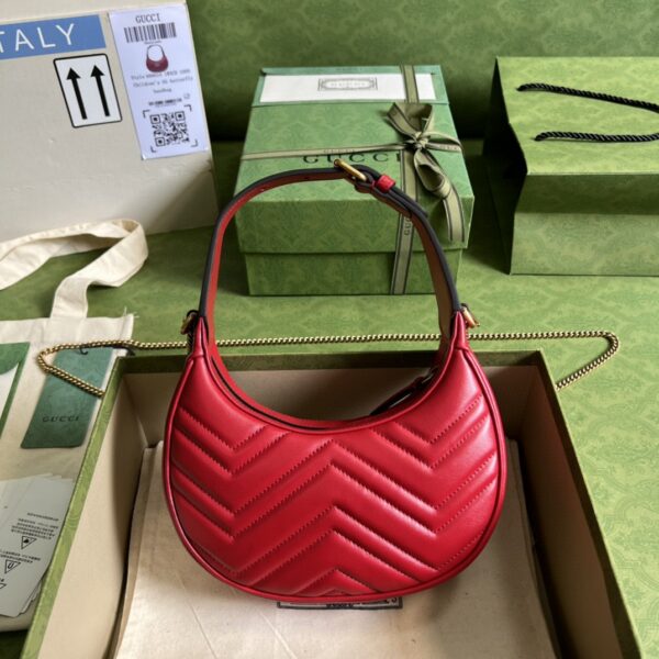 Gucci Marmont half-moon-shaped mini bag