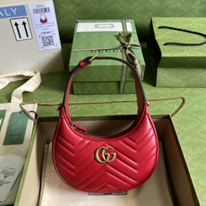 Gucci Marmont half-moon-shaped mini bag