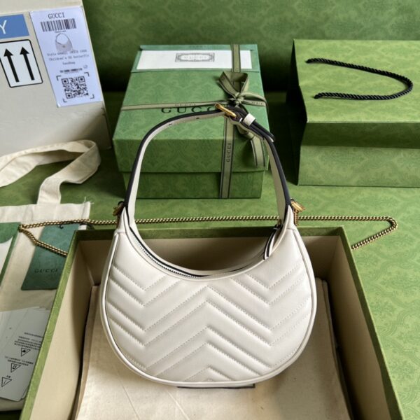 Gucci Marmont half-moon-shaped mini bag