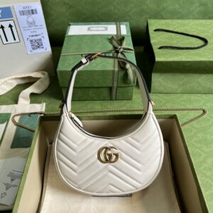 Gucci Marmont half-moon-shaped mini bag