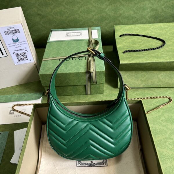 Gucci Marmont half-moon-shaped mini bag