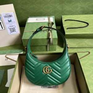 Gucci Marmont half-moon-shaped mini bag
