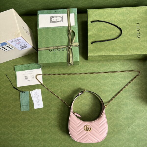 Gucci Marmont half-moon-shaped mini bag