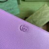 GUCCI Leather zip around wallet