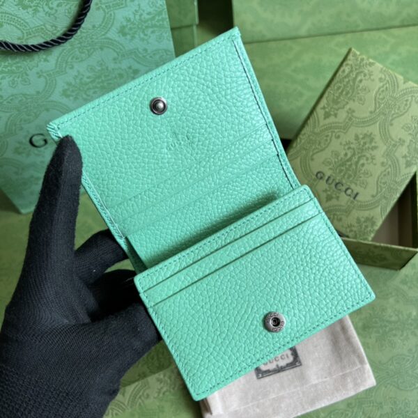 GUCCI Leather card case wallet