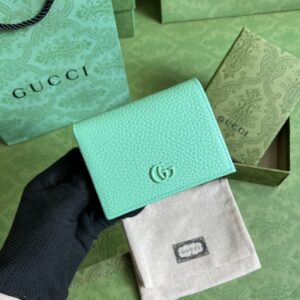 GUCCI Leather card case wallet