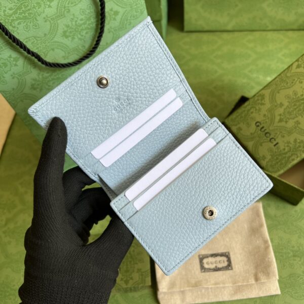 GUCCI Leather card case wallet