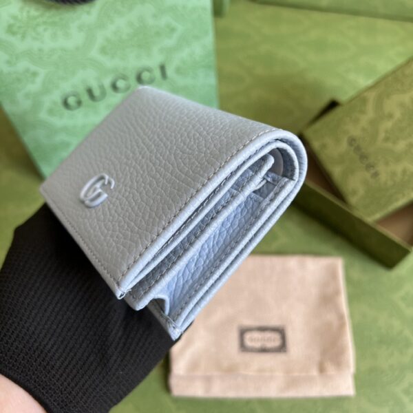 GUCCI Leather card case wallet