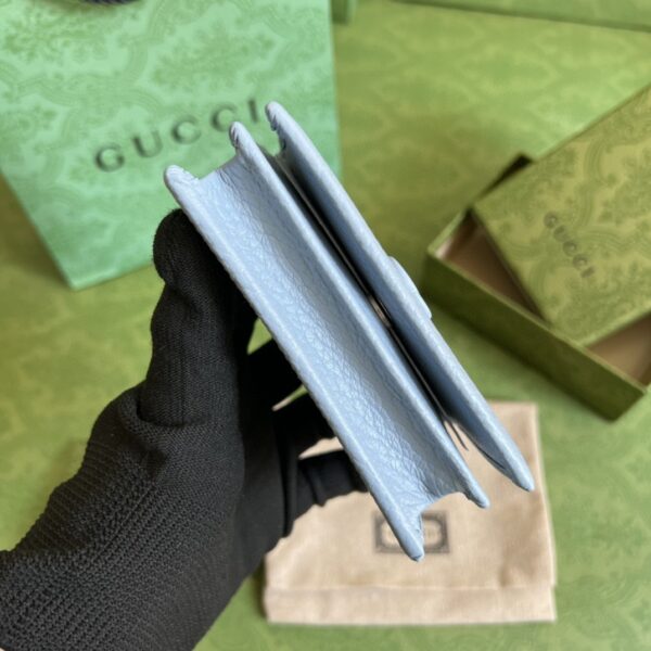 GUCCI Leather card case wallet