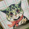 Gucci Children’s top-handle bag with cat print