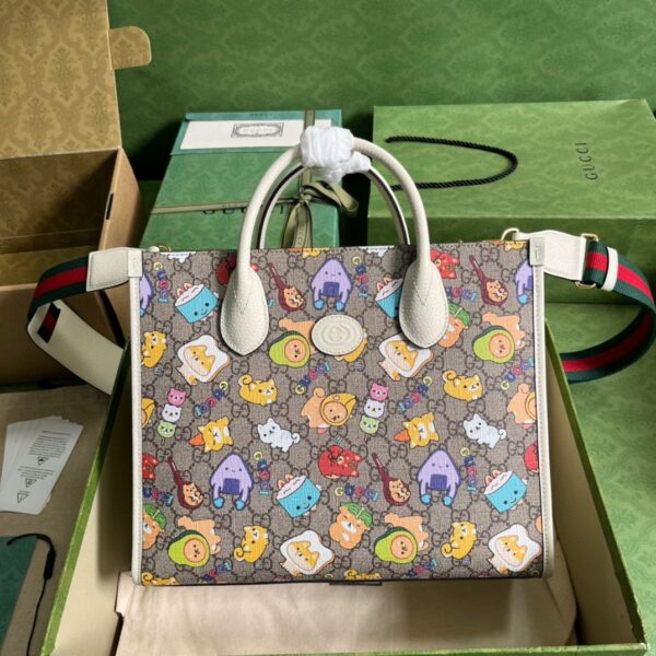 Gucci animal print small tote