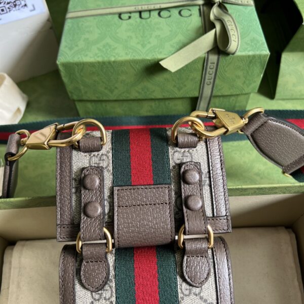 Gucci Ophidia GG mini bag and detachable wallet