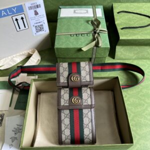 Gucci Ophidia GG mini bag and detachable wallet