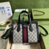 GUCCI OPHIDIA GG SMALL TOTE BAG