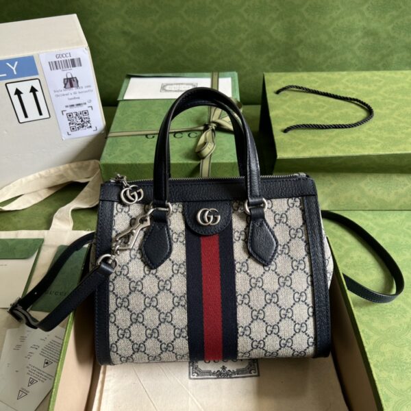 GUCCI OPHIDIA GG SMALL TOTE BAG