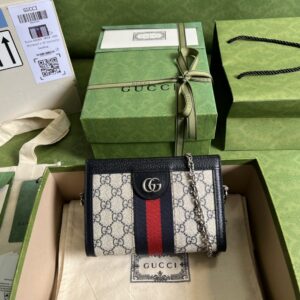 GUCCI  Ophidia mini shoulder bag in GG Supreme canvas