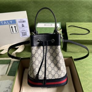 GUCCI Ophidia GG small bucket bag