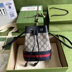 GUCCI Ophidia GG mini bucket bag