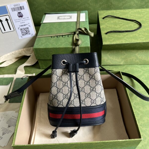 GUCCI Ophidia GG mini bucket bag