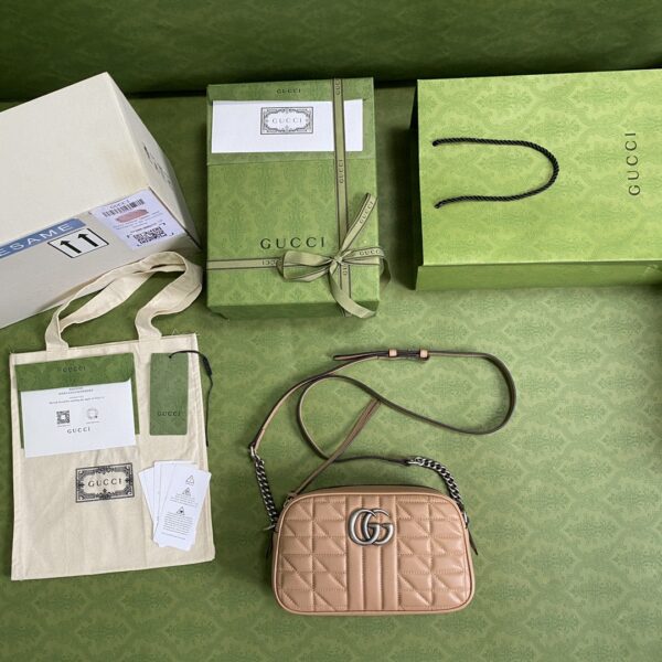 Gucci Marmont small matelassé shoulder bag