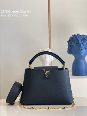 Louis Vuitton Capucines Sapphire Blue
