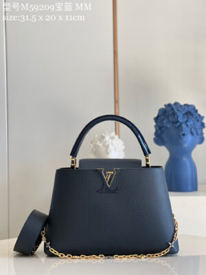Louis Vuitton Capucines Sapphire Blue