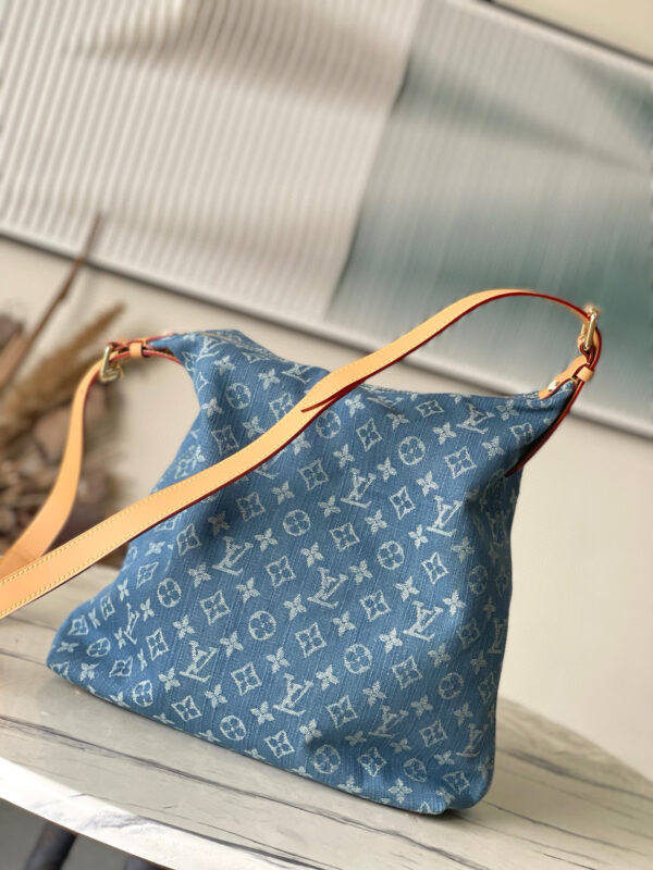 Louis Vuitton Denim Baggy GM Blue