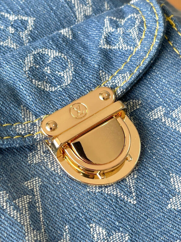 Louis Vuitton Denim Baggy GM Blue