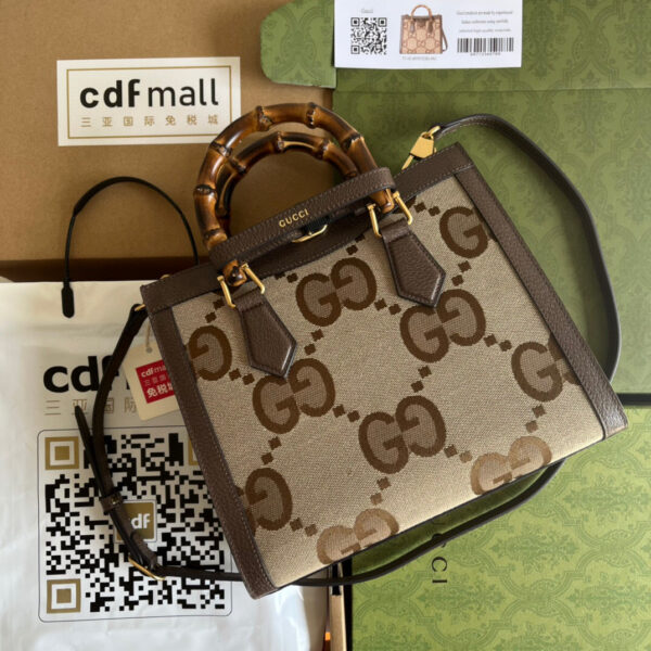 Gucci Diana jumbo GG small tote bag