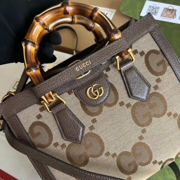 Gucci Diana jumbo GG small tote bag