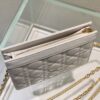 DIOR CARO ZIPPED POUCH WITH CHAIN