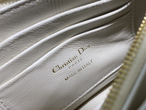 DIOR CARO ZIPPED POUCH WITH CHAIN