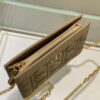 DIOR CARO ZIPPED POUCH WITH CHAIN