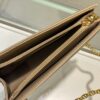 DIOR CARO ZIPPED POUCH WITH CHAIN