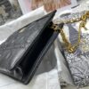 DIOR CARO ZIPPED POUCH WITH CHAIN