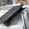DIOR CARO ZIPPED POUCH WITH CHAIN