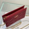 DIOR CARO ZIPPED POUCH WITH CHAIN