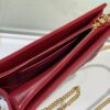 DIOR CARO ZIPPED POUCH WITH CHAIN